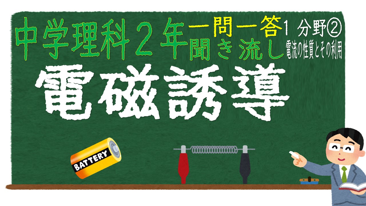中学２年１分野　一問一答　電磁誘導